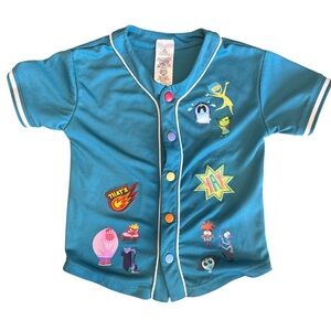 Disney Inside Out Emotions Teal Youth 5/6 Jersey
